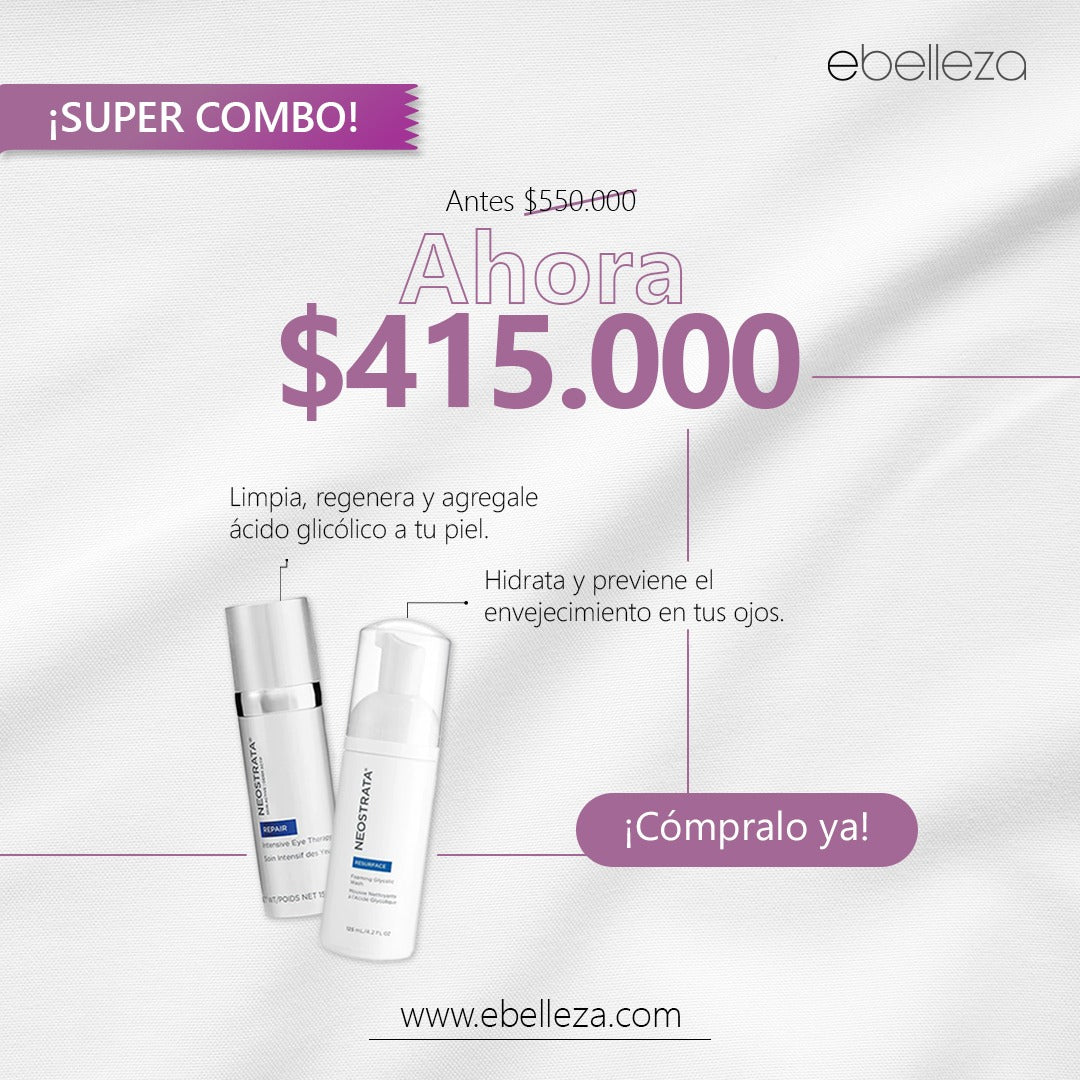Duo Increible - NEOSTRATA Foaming Glycolic Wash + Intensive Eye Therapy