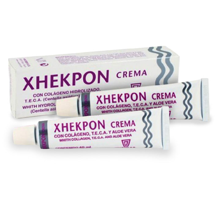 2 CREMAS XHEKPON CON COLÁGENO HIDROLIZADO