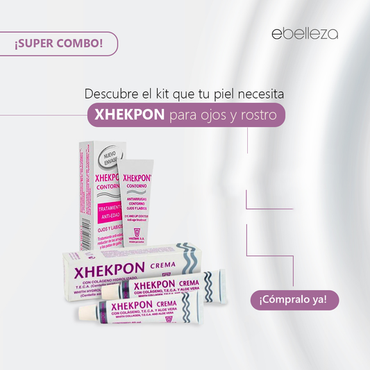 Combo 2 Cremas Xhekpon + 1 Contorno de Ojos