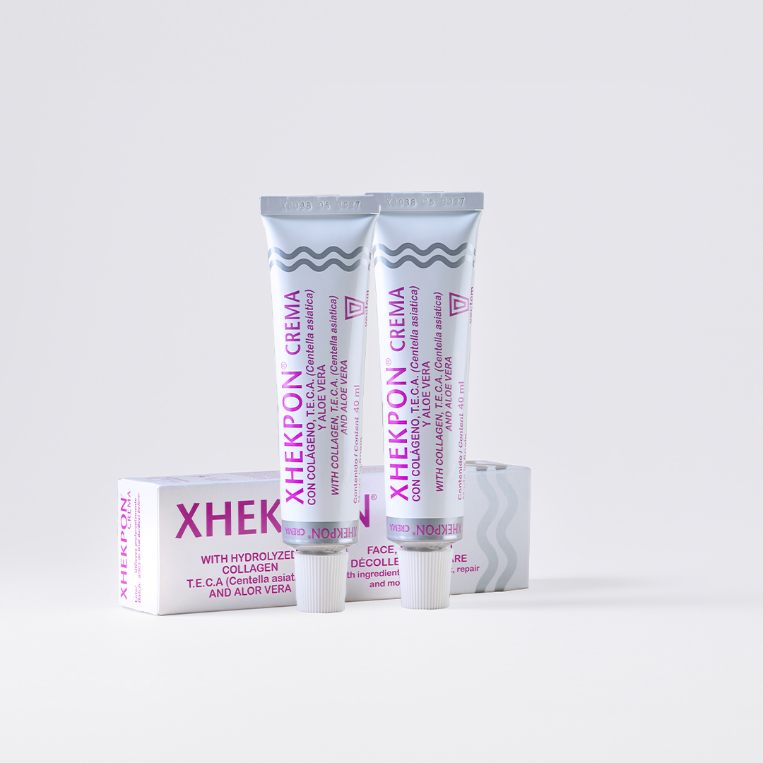 2 CREMAS XHEKPON CON COLÁGENO HIDROLIZADO