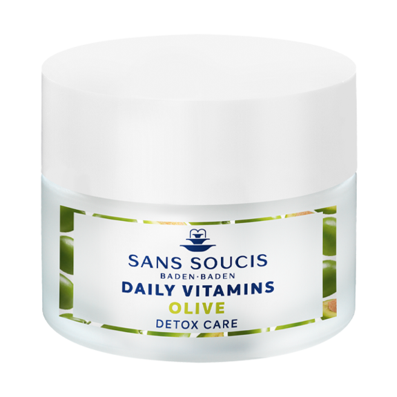 SANS SOUCIS - Daily Vitamins Detox Care- Crema Desintóxicante 24H olive.