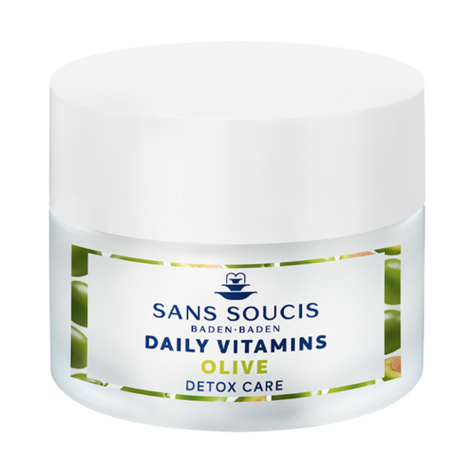 SANS SOUCIS - Daily Vitamins Detox Care- Crema Desintóxicante 24H olive.